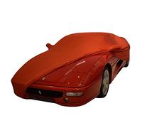 Indoor car cover compatible with Ferrari F355 Red with mirror pockets Bespoke tailor made Super soft Stretch