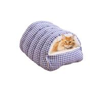 Indoor Cat Bed - Comfortable Warm Padded Cat House - Cave Shaped Cat House for Small, Medium and Large Breeds, Living Room, Yard, Balcony, Garden, Play, Rest, Do