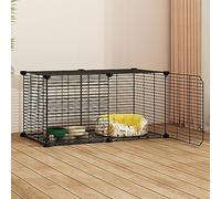 Indoor Cat Cage - Metal Wire Cat House and Carrier - Easy to Assemble - Suitable for One or Two Cats - Multi-Functional Pet Fence