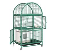 Indoor Cat Enclosure for Multiple Cats with Cat Litter Box, Multiple Door Design, Reinforced Metal Structure, for Small Animal, Kitty, Easy to Move