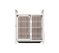 Indoor Cat Enclosures, Easy to Assemble, Square Tube Reinforcement with Tray and Reinforced Lock for Cats, Ferrets, Chinchillas, and Small Animals