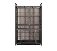 Indoor Cat Enclosures, Easy to Assemble, Square Tube Reinforcement with Tray and Reinforced Lock for Cats, Ferrets, Chinchillas, and Small Animals