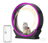 Indoor Cat Exercise Wheel - 40" Large Cat Running Wheel - Ultra Quiet, App-Connected - Promote Weight Loss & Healthy Activity for Indoor Cats - Treall Cat Fitness Solution