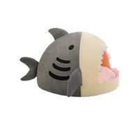 Indoor Cat Heating Basket - Shark Shaped House - Semi-Closed Cat Nest | for Cold Worried Masters Recovery Period Night Sleep Nap Day Veterinary Practice