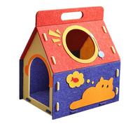 Indoor Cat House | Pet House Enclosure | Cave Multi-Access Soft Toy for Dogs and Cats - for Dogs, Puppies, Indoors, Bedroom and Living Room, in Winter