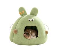 Indoor Cat House Windproof Warm Cute Bunny Design Shelter