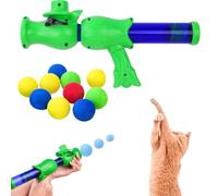 Indoor Cat Launcher Toy - Creative Plush Ball Shooter Set, Soft Rebound Training Balls, Engaging Exercise and Play Tool for Cats | Great for Home Use, Living Spaces, Pet Rooms, Daily Activity, Cat Fit