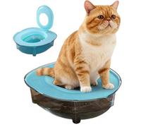 Indoor Cat Litter Box | Anti-Splash Non-Slip Removable - Anti-Tracking Large Cat Litter Pan - for Pet Indoor Outdoor Household Apartment Training Small Medium Big Senior