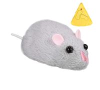 Indoor Cat Remote Control Toys - Kitten Interactive Remote Mice Animal Toy - Simulation Animal Infrared Pet Hunting Playing Companion for Balcony, Yard, Living Room, Backyard