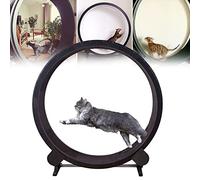 Indoor Cat Running Wheel, Pet Machine, Exercise Large Treadmill with Carpeted Runway, Sport Toy, Scratching Fun Wheel Exerciser for Cats