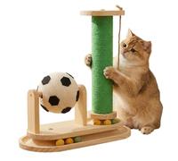 Indoor Cat Scratching Posts,Wooden Interactive Vertical Scraper with a Coin Ball - Stimulating Cat Toy,For Home and Outdoor Use,Play,Training,Exercise,Hunting Simulation,Scratching,k