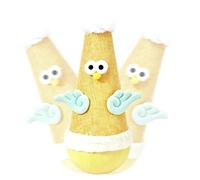 Indoor Cat Scratching Toy Chicken Shape Teaser Companion | Cat scratching toy with wobble base animals in the living room, study, backyard and on the