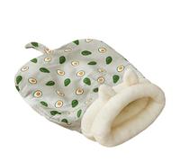 Indoor Cat Sleeping Bag - 360掳 Cuddly Soft Plush Semi-Closed Cat Bed** - Comfortable Winter Sleeping Bag for Cats, Pet Lovers Seeking Cozy Spaces.