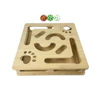 Indoor Cat Toy - Bite-Resistant Puzzle Box Kit | Durable Cat Exercise Toy | Interactive Ball Maze Fun Kitten Mental Stimulation | Engaging Play For Small Medium Large Kittens Indoor