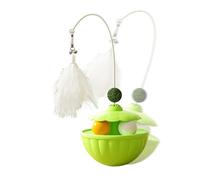 Indoor Cat Toy Pet Teaser Wand with Catnip Balls | Cat Exercise Toy for Small Medium Kitten Indoor Outdoor Yards Porches Gardens Lawn