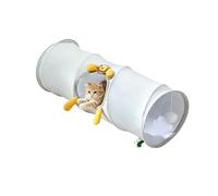 Indoor Cat Tunnels - Foldable Interactive Tube for Pets with an Observation Hole, Anti-Boredom Tunnel for Cats, Home, Apartment, Dorm, Living Room, Balcony and Lawn