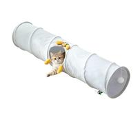 Indoor Cat Tunnels - Foldable, Lightweight and Interactive with Observation Holes and Play, Tunnel Tube and Kittens | For Indoor, Dorm, College Room, Apartment, Living Room, Prom
