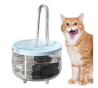 Indoor Cat Water Fountain - 1L USB Battery Powered Pet Water Dispenser, Auto Shut Off for Lack of Water | Safe, Quiet Anti-Spill Design, Easy to Clean Functions for