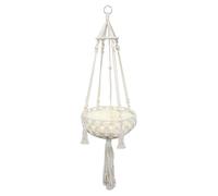 Indoor Cat with Comfortable Soft Cushions and Playful Tassels for Ultimate Feline Relaxation and Lounging (White2, 41X130CM)