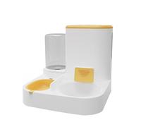 Indoor Cats Double Feeding Bowls Automatic Food Water Dispenser Pet Eating Drinking Bowls Multiple Color Can Choose for Cats for Dogs Large