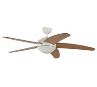 Indoor Ceiling fan with Remote and Light kit White Maple Ceiling light with fan