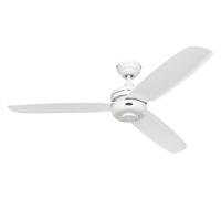 Indoor Ceiling fan with Remote control Night Flight White 132 cm 52"