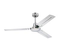 Indoor Ceiling fan without Lighting Ø 48" Ceiling fan with Wall control 4 Speeds