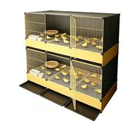 Indoor Chicken Cage With Pull-Out Tray Spacious Enclosed Chick Brooder Easy-Clean Poultry Starter Coops With Wire Mesh Floor For Baby Chicks Ducklings Quail & Poultry(Gray,105x35x110cm)