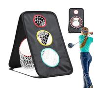 Indoor Chipping Net - Portable Folding Training Aid,Golf Chipping Training Mesh For Backyard,For Family Adult Beginner Golfers Party Games Precision