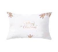 Indoor Christmas Decorations for the Home Christmas Pillow Christmas Bed Pillow And Cozy Wrinkle Fade Stain First(D, One Size)