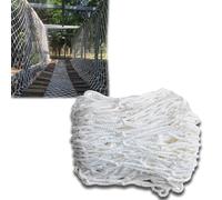 Indoor Climbing Net 3x3FT - White Safe Net for Kids' Play Area, Balcony & Garden Protect, 0.6cm Thick Rope for Climbing, Play & Plant Support