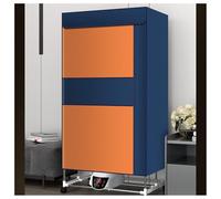 Indoor Clothes Dryer, Remote Control Fast Drying Drying Rack Kitchen, Time Saving Touch Screen Heated Airer Rainy Weather,Blue