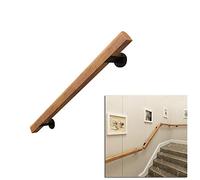 Indoor Complete Wooden Grab Rails Kit Wall Mounted Safety Railing for Garden Corridors & Home Lofts Adjustable Length 50cm 400cm (80cm)