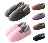 Indoor Couple Slippers Closed Back Slippers Chunky Unisex Sliders Slip On High Top Sliders Warm Bootie Slides Winter Indoor Shoes Soft Fluffy Shoes For Outdoor Casual Anti Slip Slipper