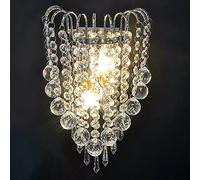 Indoor Crystal Wall Sconce, Creative Crystal Pendant wall light Bedside Bedroom wall lamp in front of mirror E14 luxury Bathroom Vanity Lighting living room ai