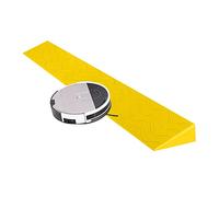 Indoor Curb Ramps Plastic Car Ramps Door Sill Ramp Indoor Kerb Ramp For Threshold Wheelchair Scooter Sweeping Robot, Easy Portable Door Step Accessible Channel (Color : Yellow, Size : Height 5cm)