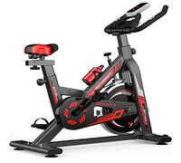 Indoor Cycling Bike Compact Indoor Exercise Bike Home Silent Adjustable Height Exercise Bike Indoor Fitness Spin Bikes 6kg Flywheel 150kg Weight Stepless Adjustment