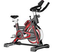 Indoor Cycling Bike Indoor Cycling Bike Stationary Household Height-Adjustable Exercise Bike Indoor Silent Sports Stationary Bikes 6kg Flywheel Load-Bearing 120kg
