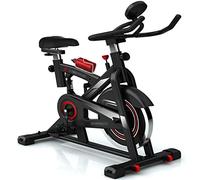 Indoor Cycling Bike Spin Bikes for Exercise Home Ultra-Quiet Exercise Bikes Height-Adjustable Stationary Bikes Indoor Sports Fitness Equipment Spin Bikes (Color : Black Size : 10410953cm)