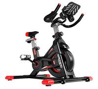 Indoor Cycling Bike Spin Bikes for Exercise Indoor Silent Sports Stationary Bikes Household Height-Adjustable Exercise Bike 6kg Flywheel 120kg Load (Color : Size : 10252102 cm)