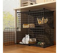 Indoor DIY Cat Playpen Cat Cage, Pet Cages for Cats, Spacious Amusement Park, Oxford Cloth Floor Mats Easy to Clean