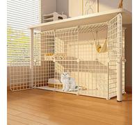 Indoor DIY Cat Playpen Cat Cage, Pet Cages for Cats, Spacious Amusement Park, Oxford Cloth Floor Mats Easy to Clean