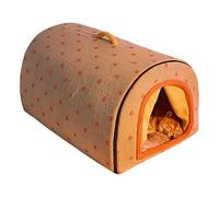 Indoor Dog Kennel, Cozy Dog Kennel - Thickened Winter Cat Kennel Dog Cave, Stray Cat Dog Tent Shelter, Washable Foldable Warm Dog Kennel, Cat House Winter Indoor Outdoor