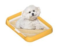 indoor dog toilet dog urine tray pet toilet tray mesh grid tray dog toilet supplies puppy poop holder removable column tray dog training tray pet toilet tray easy care tray flat toilet tray dog waste