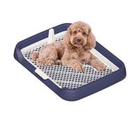 Indoor Dog Toilet - Flat Grid Tray, Pee Cushion Holder, Potty Platform with Durable Construction, Pet Equipment for Puppies and Dogs that Increases Training Success