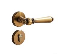 Indoor Door Lock with Retro Design for Wooden Bedroom Applications