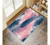Indoor Door Mats, Abstract Art 60 X 90 Cmdoor Mat Non Slip Backing,Dirt Trapper Mat Absorbent Non-Slip Doormat Watercolor Graffiti For Entrance,Inside,Kitchen,Front Back Door-Pink
