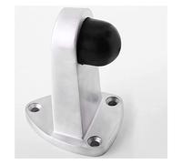 Indoor Door Stopper, Door Stopper Stainless Door Stops,Steel Rubber Doorstop Wall Mounted Mount Doorstop with Screws for Protect Walls and Doors