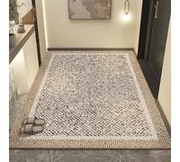 Indoor Doormat Entryway Rug, Non Slip Front Door Mat, Washable Rugs, Outdoor Carpet, Heavy-Duty Low-Profile Foot Mat for Corridor, Terrace, Kitchen, Balcony, Garden,A,100x140cm