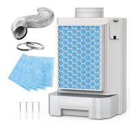 Indoor Dryer Vent Kit,Stainless Steel Screen Filter, Polyester Filter, with 4 Pieces Polyester Filters and Vent Hose, For Electric Clothes Dryer